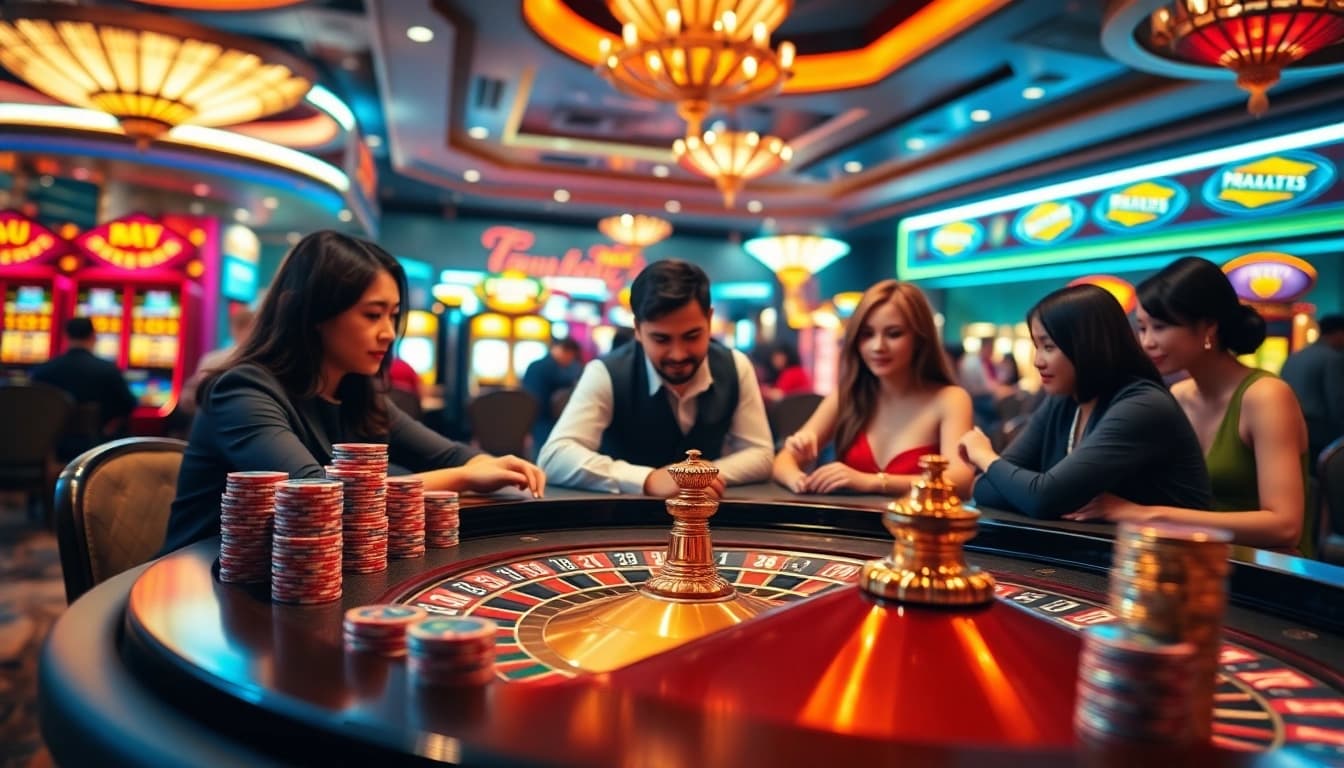 Experience the excitement at trang chủ lu88 with vibrant casino games and engaged players.
