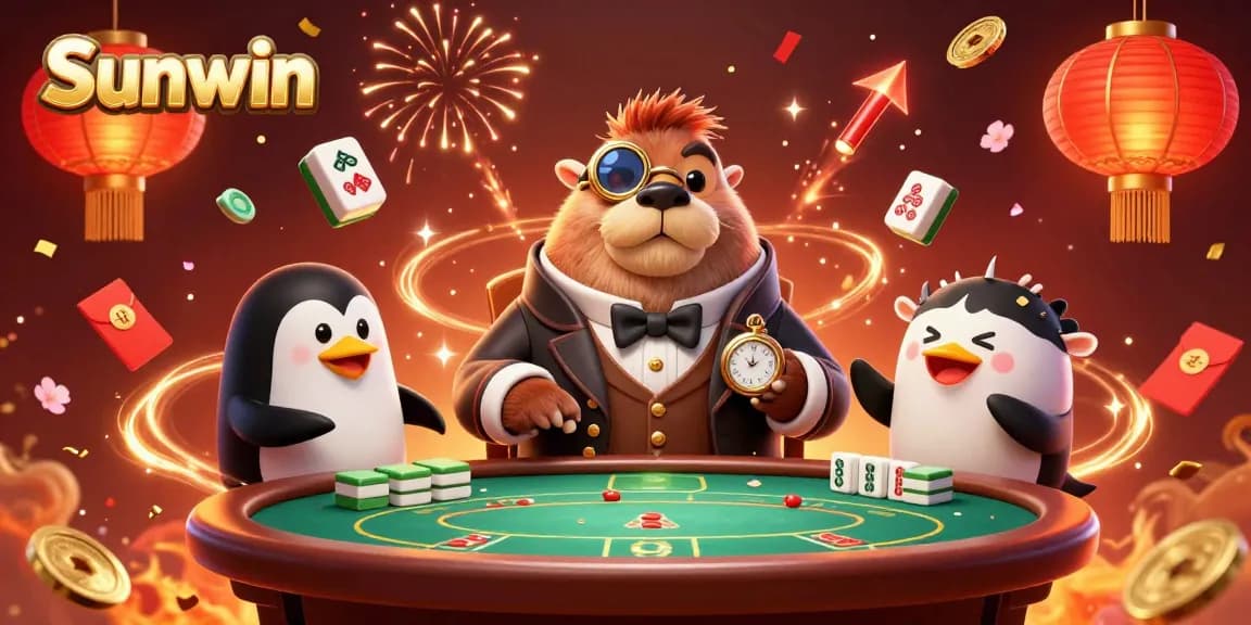 Experience vibrant gaming with Sunwin in this lively underwater casino scene.