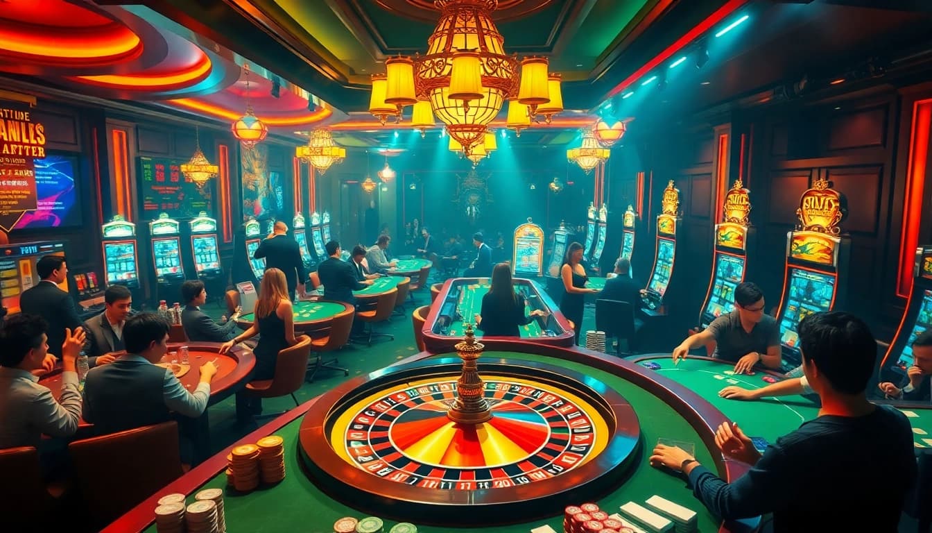 Experience the thrill of gambling with Truyên ma hay nhất, as players engage in captivating casino games.