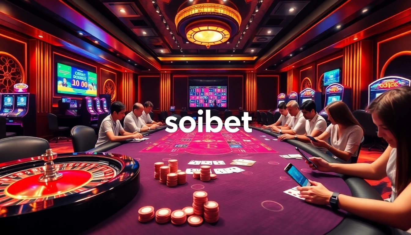 Experience thrilling gameplay at soibet ออนไลน์ with vibrant casino visuals and live betting action.