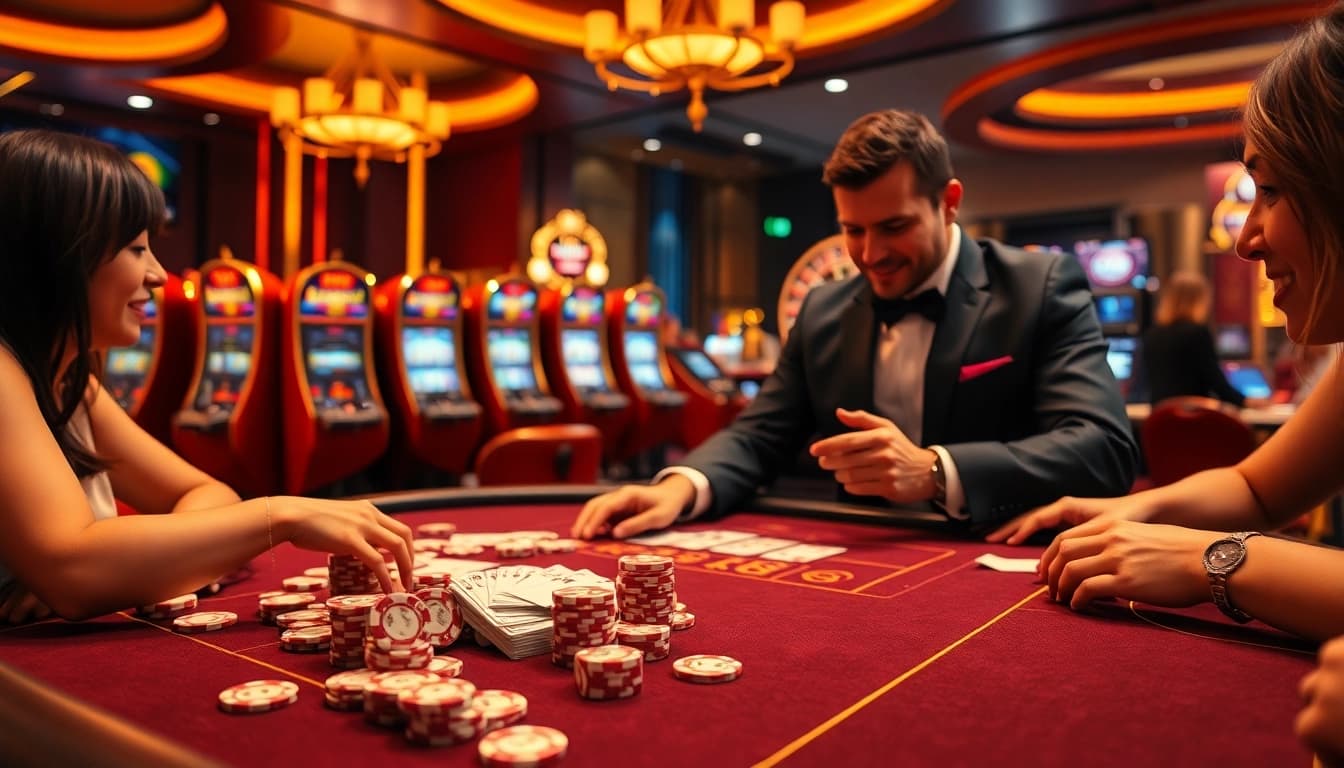 Engage in exciting poker action at DEBET.Com's luxurious casino table