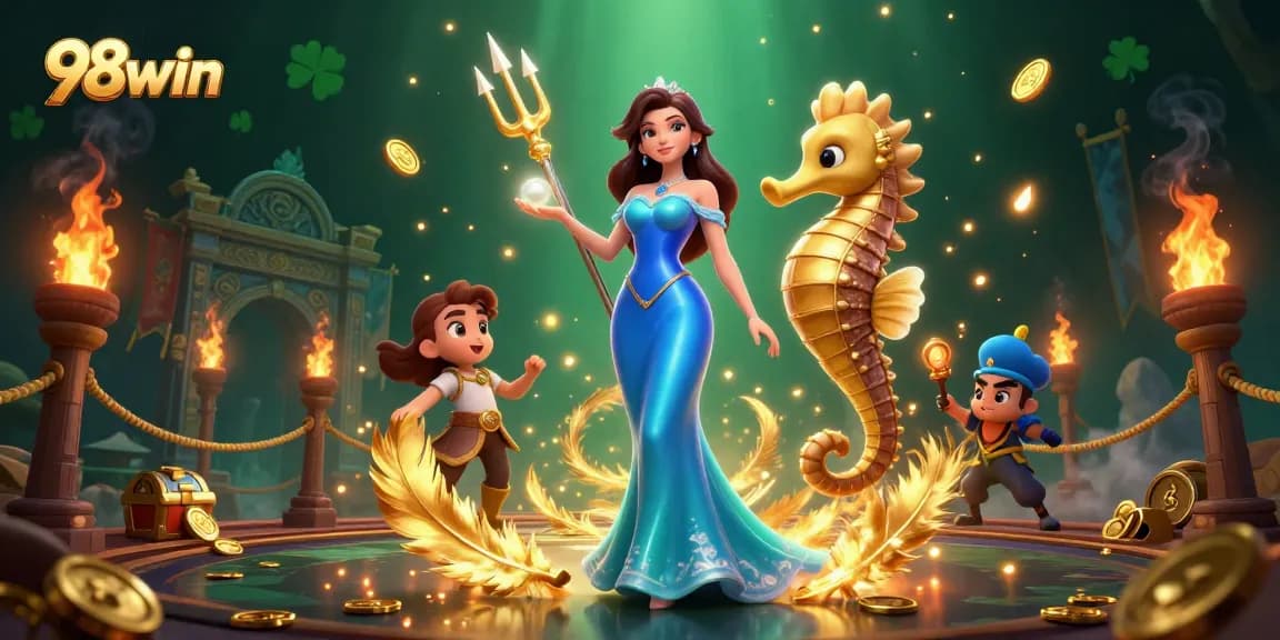 Immerse in the 98win gaming world with enchanting characters, dynamic treasures, and vibrant rhythms of fortune.