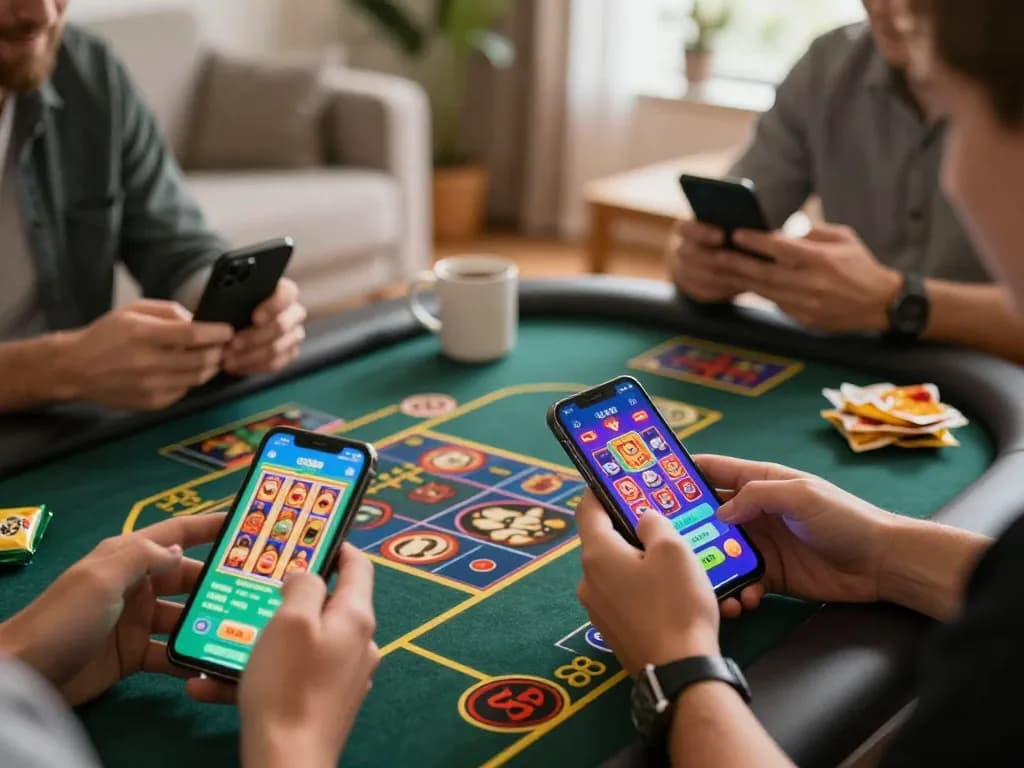 Players enjoying the SC88 app for online gaming while engaging in strategic gameplay.