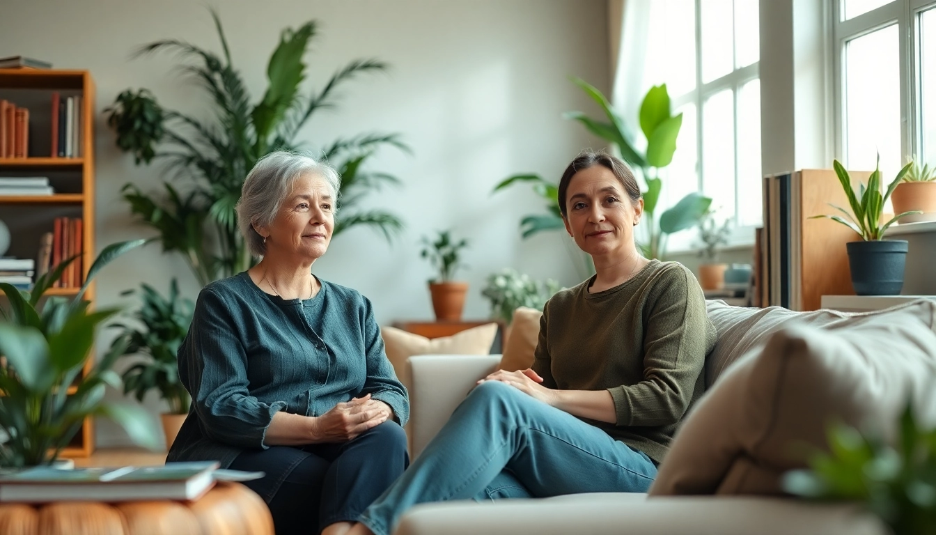 A serene therapy space illustrating effective mental health tips in a calming environment.