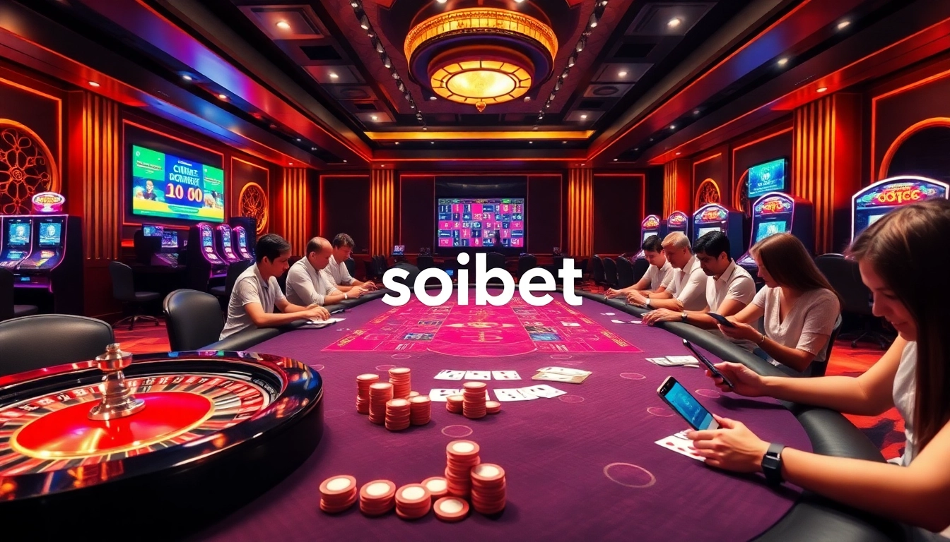 Experience thrilling gameplay at soibet ออนไลน์ with vibrant casino visuals and live betting action.