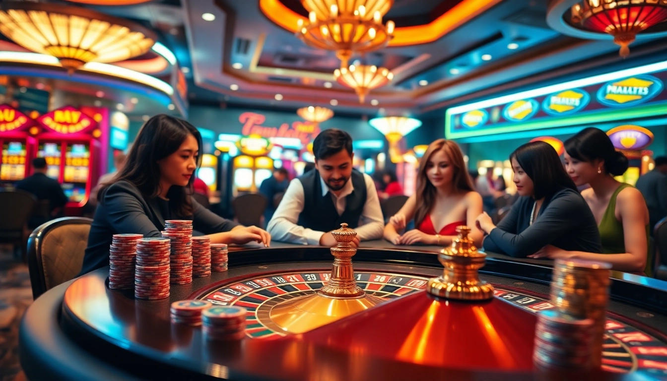 Experience the excitement at trang chủ lu88 with vibrant casino games and engaged players.