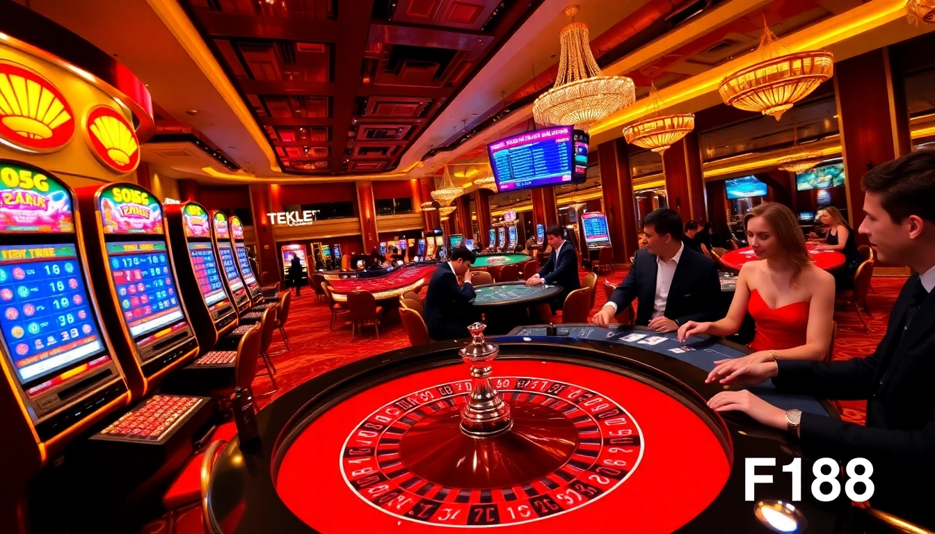 Experience the thrill of winning at F168 with vibrant casino games and eager players.