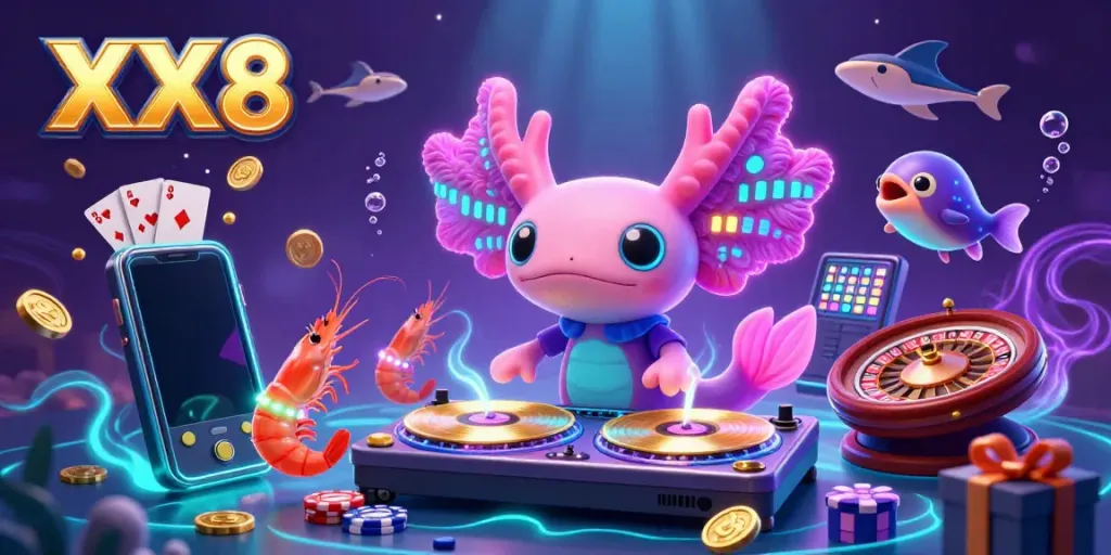 Experience exhilarating wins at XX8's casino games with our vibrant underwater scene.