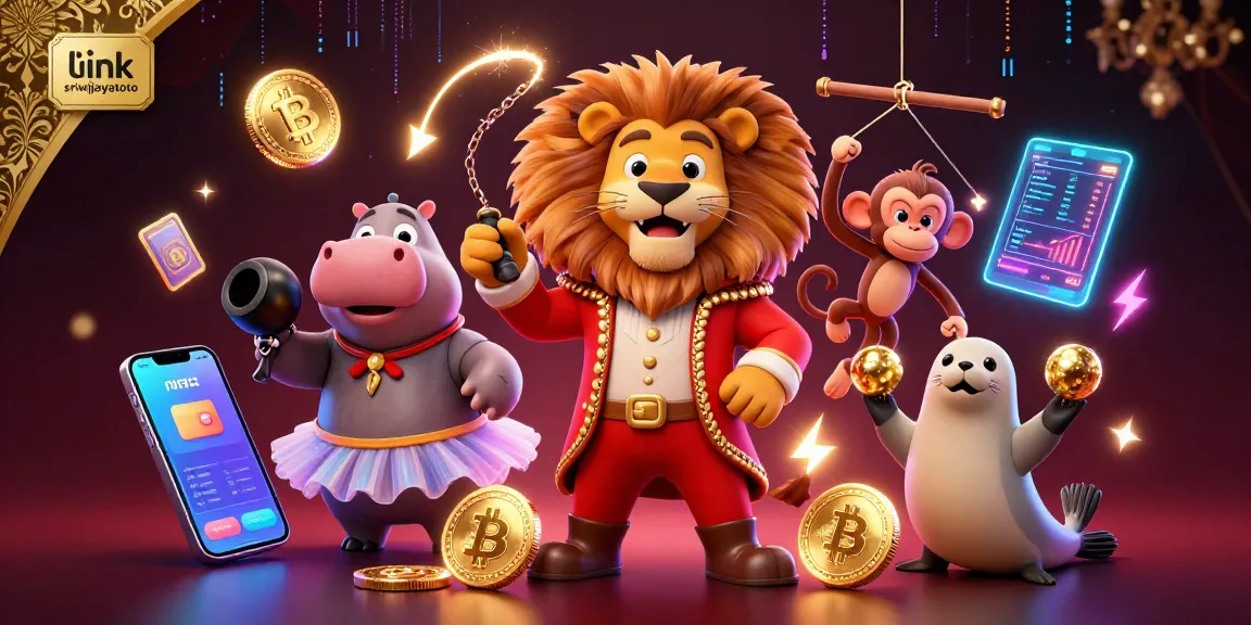 Engage with link sriwijayatoto in a vibrant, dynamic casino-themed illustration featuring stunning characters and elements.