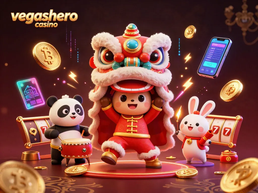 Experience the vibrant vegashero casino scene with fun characters and exciting game elements.