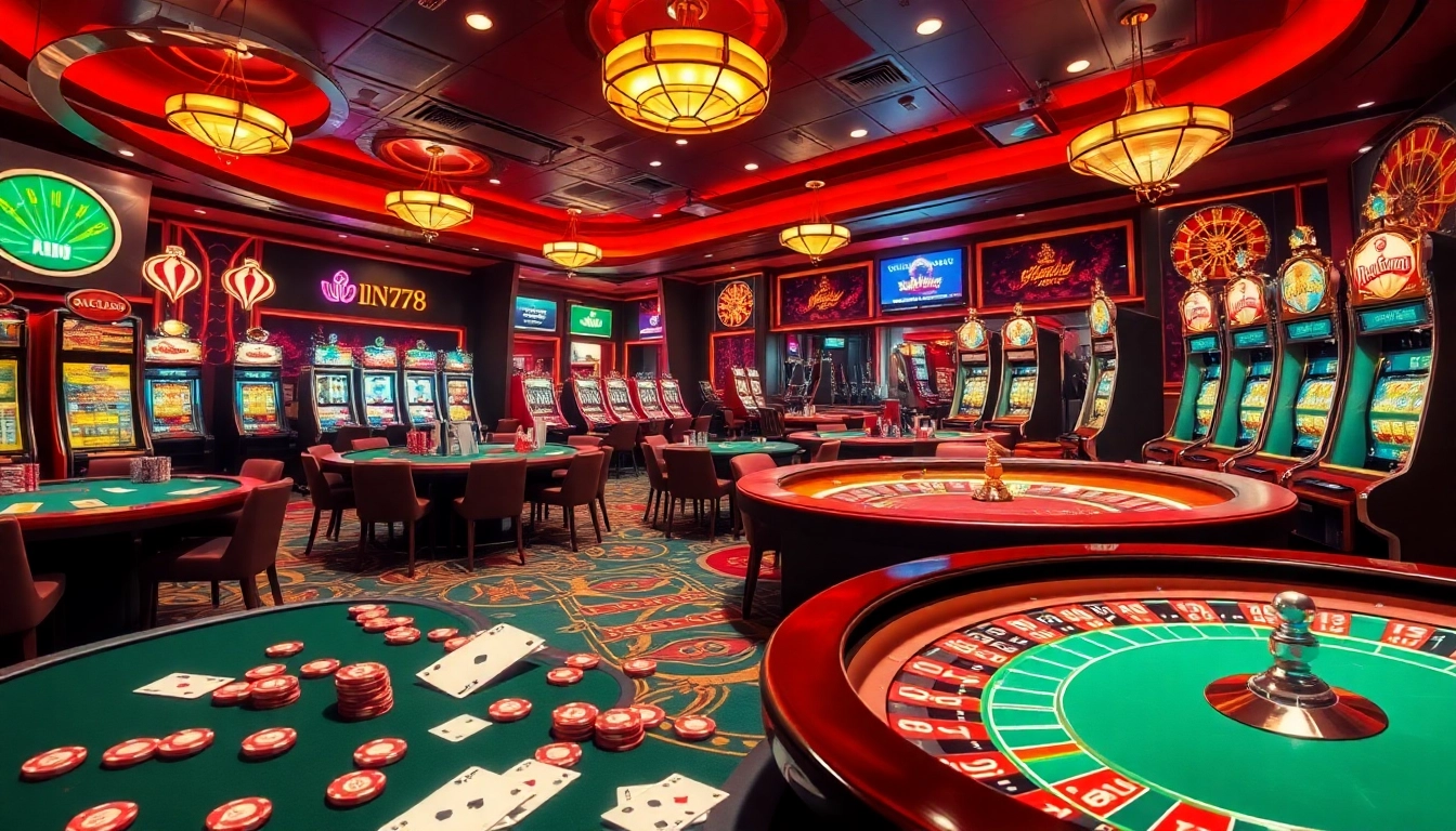 Experience excitement at win678.com with engaging poker games and vibrant casino atmospheres.