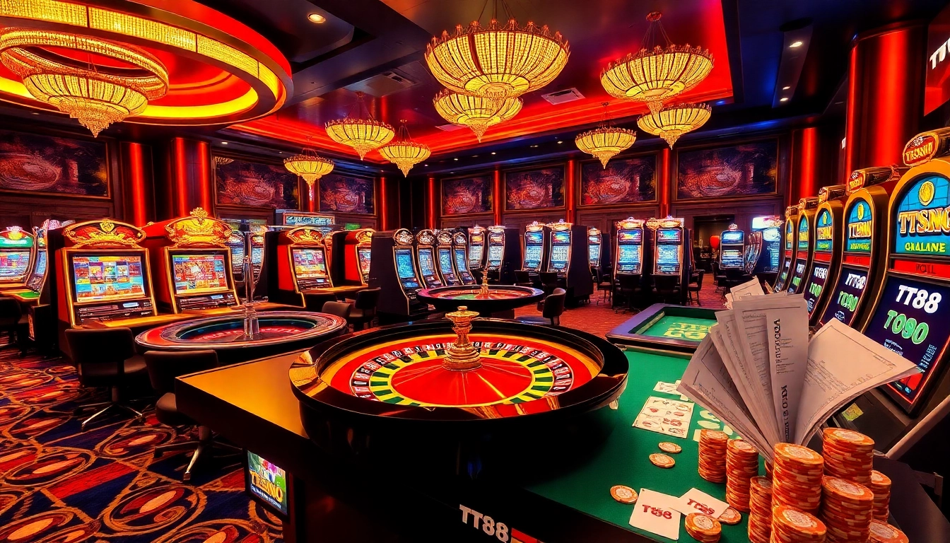 Experience the excitement of TT88 with vibrant casino games and dynamic betting action.