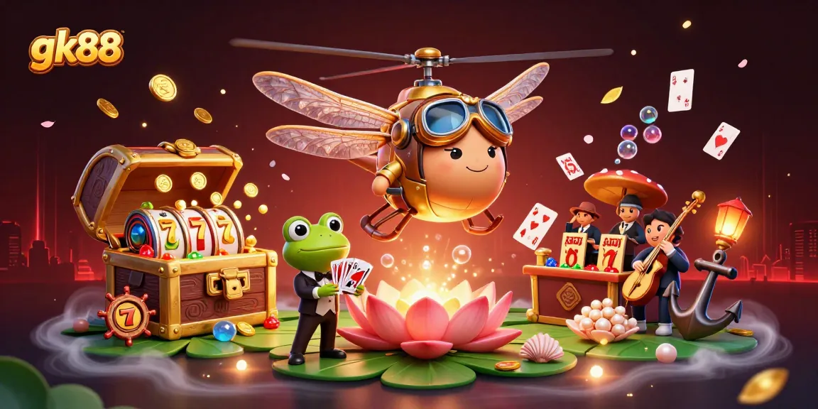 Experience thrilling gaming excitement at gk88 with vibrant characters and immersive casino elements.
