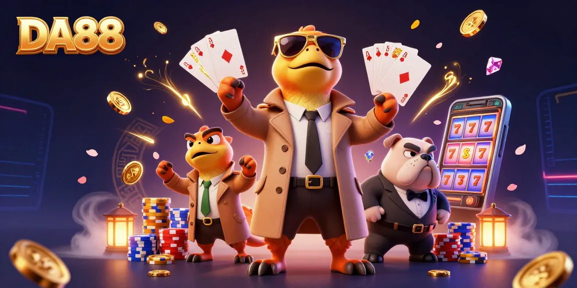 Experience the thrill of DA88 casino with raptors caught in a comedic heist scene.