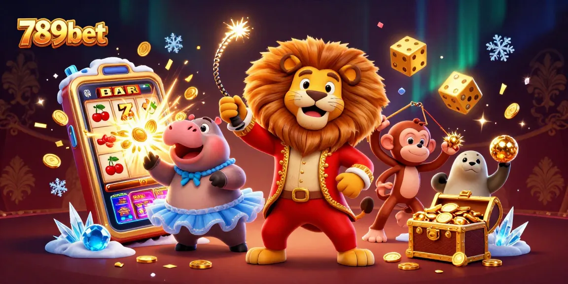 Experience thrilling gaming at 789bet with vibrant 3D characters and a lively casino scene.